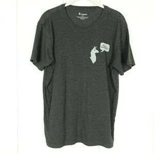 Cotapaxi Mens Short Sleeve Graphic T-Shirt SZ S Heather Gray "Have a Good Day"